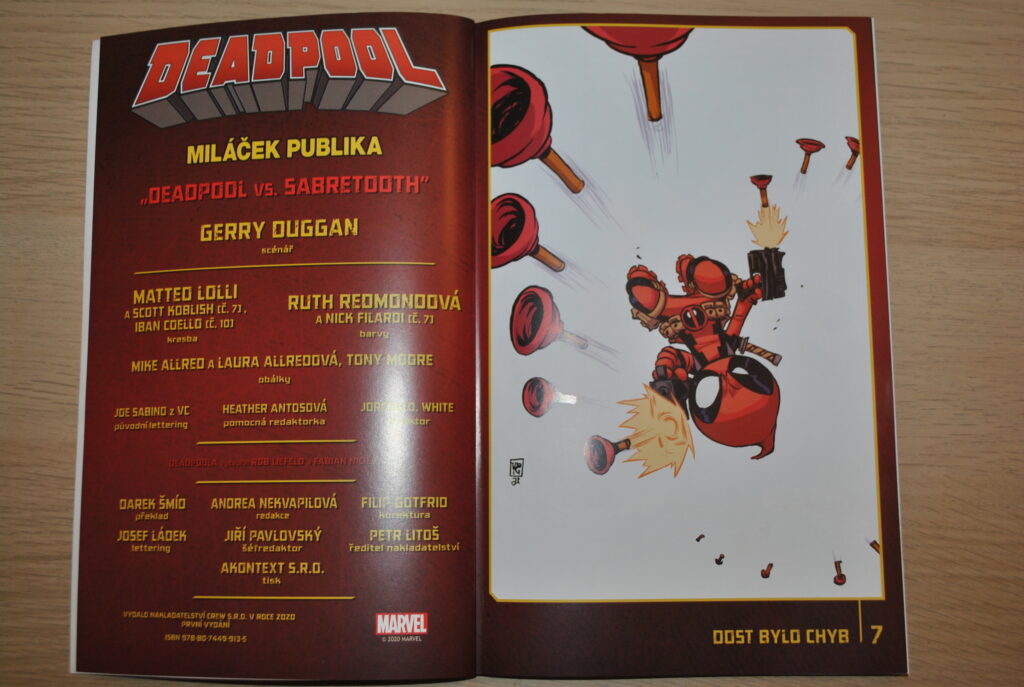 Deadpool vs Sabretooth titul