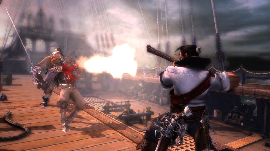 Captain Blood - střelba
