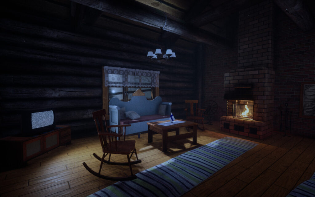 Finnish Cottage 8 - houpací křeslo