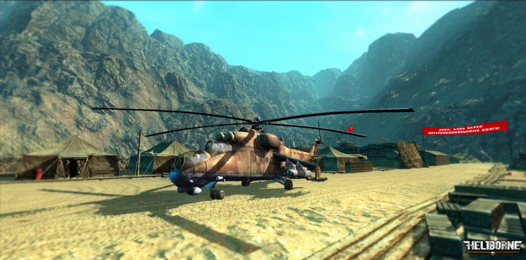 Heliborne - na zemi