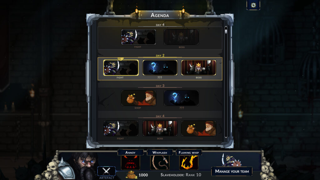 Legend of Keepers - agenda