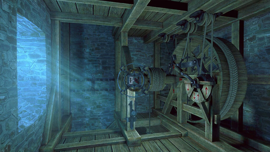 The House of Da Vinci 2 - kladkostroj