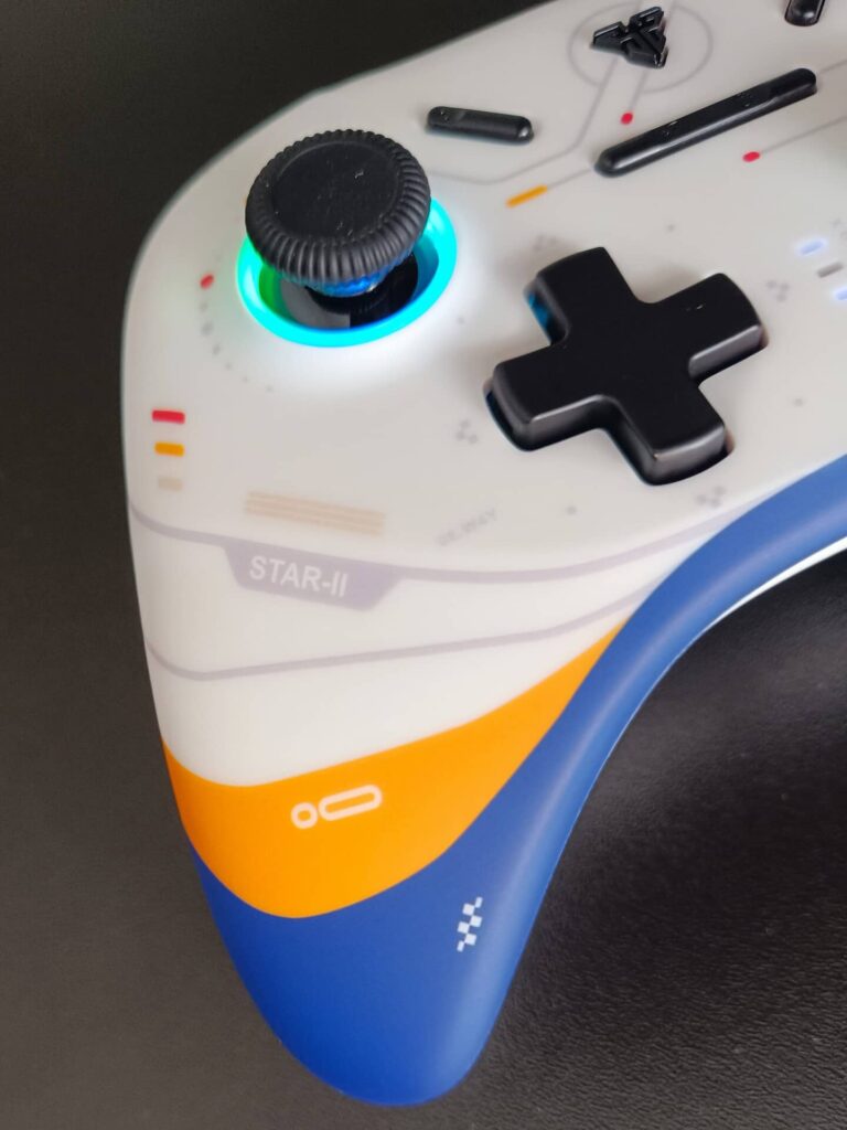 EOS Pro II S - modrý detail