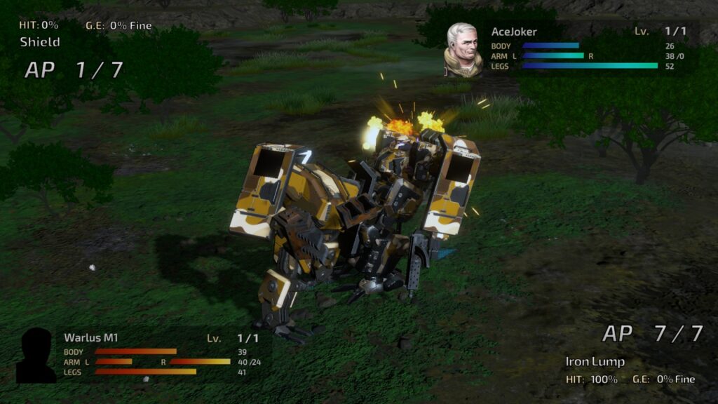 FRONT MISSION 2 Remake - souboj