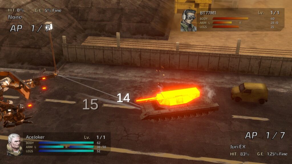 FRONT MISSION 2 Remake - tank