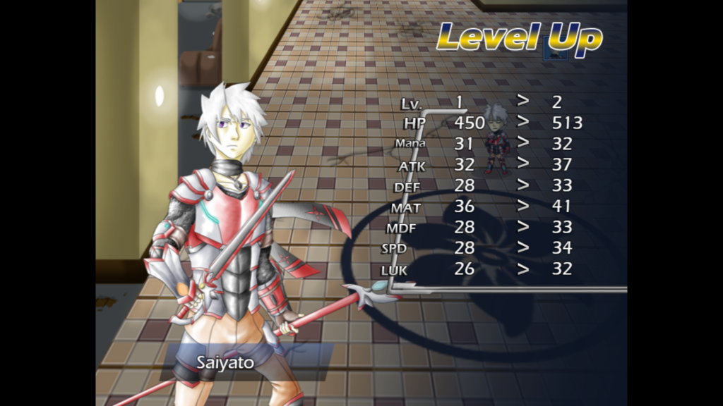 Path of the Martyrs - level up