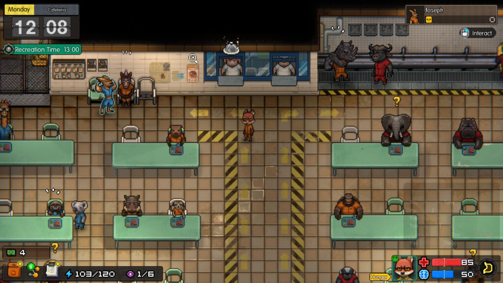 Back to the Dawn - jídelna