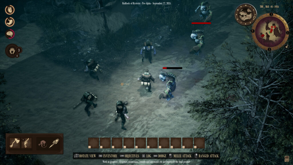 RailGods of Hysterra - nepřátelé