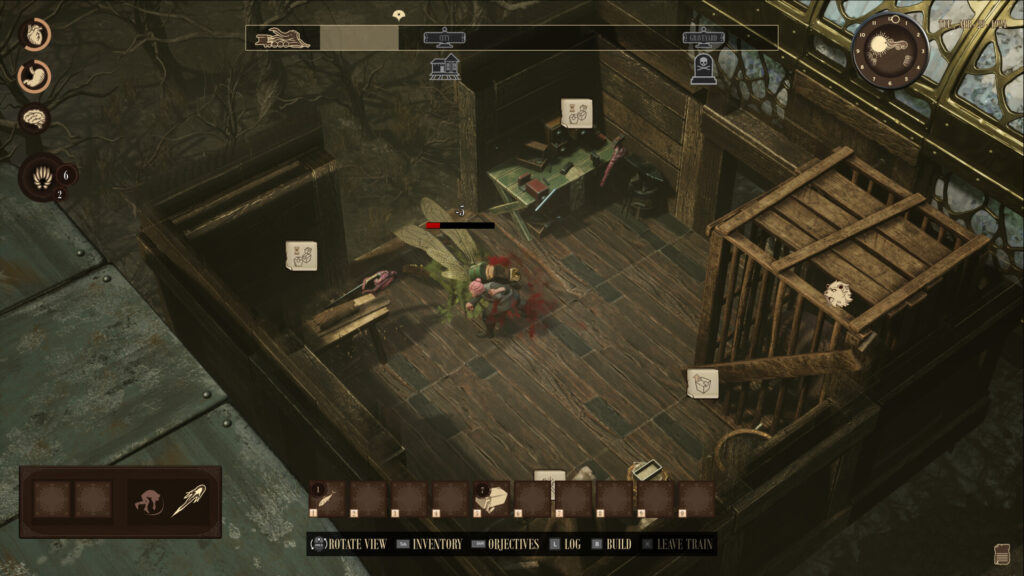 RailGods of Hysterra - v budově