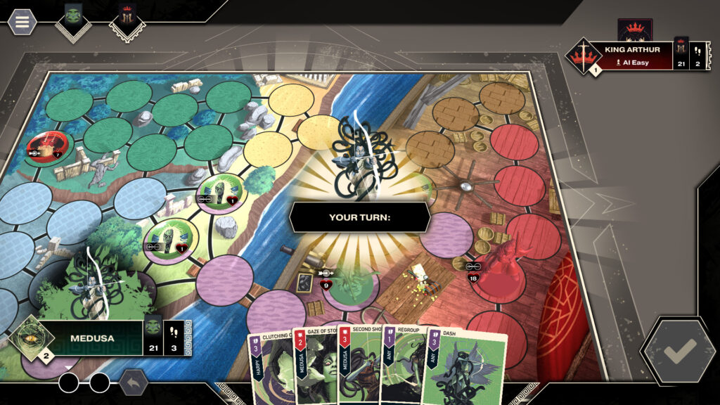 Unmatched Digital Edition - herní plán