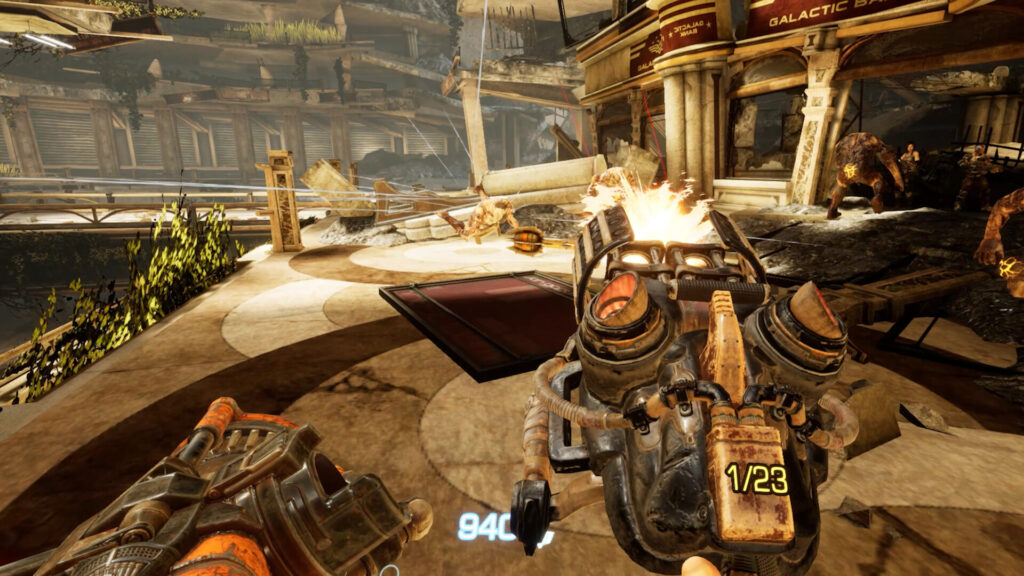 Bulletstorm VR - rotačák