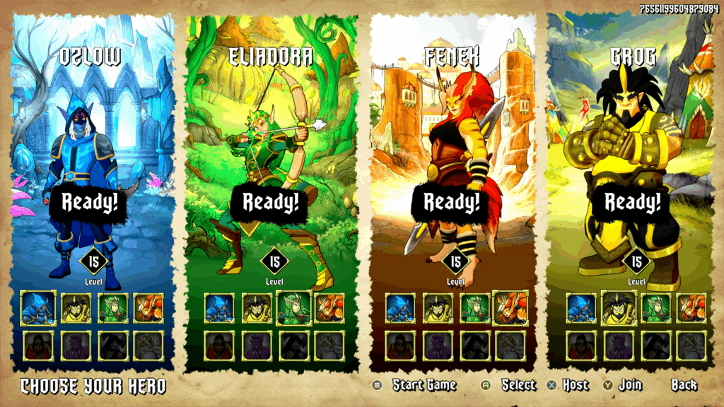 Heroes of Mount Dragon - postavy