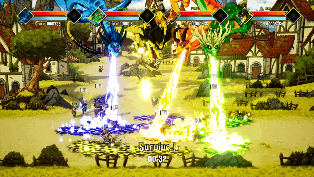 Heroes of Mount Dragon - souboj