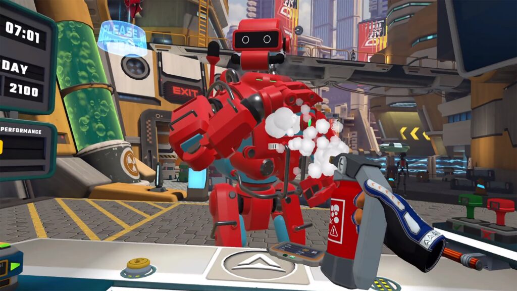 Border Bots VR - robot