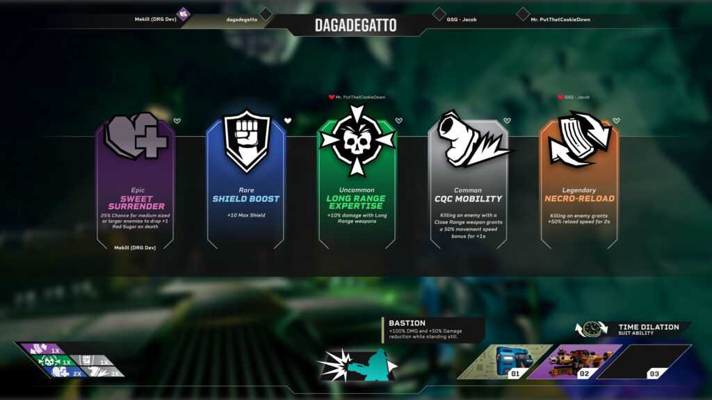 Deep Rock Galactic Rogue Core - vylepšení