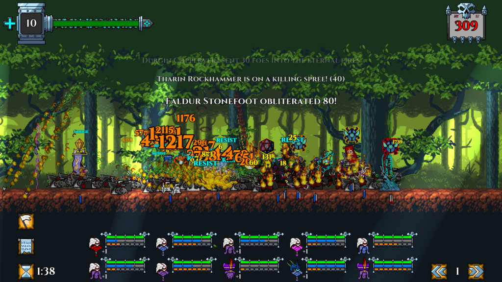 Dwarves Glory, Death and Loot - mega bitva