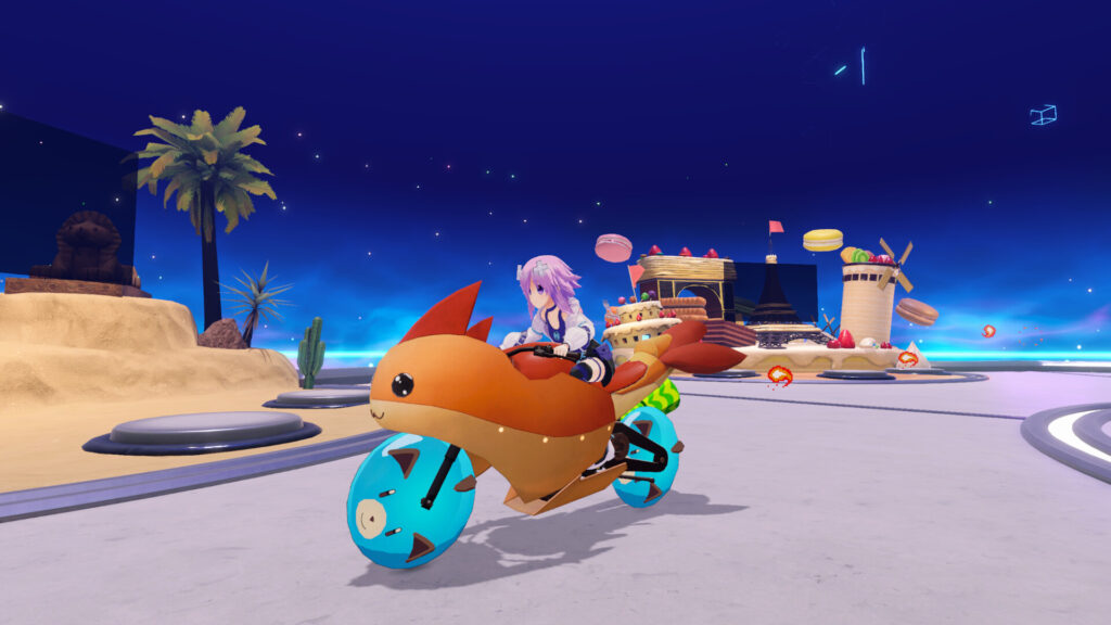 Neptunia Riders VS Dogoos - písečný hrad