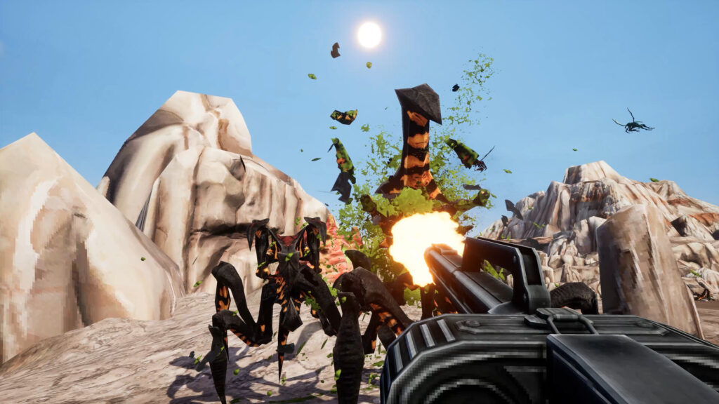 Starship Troopers Ultimate Bug War - střelba