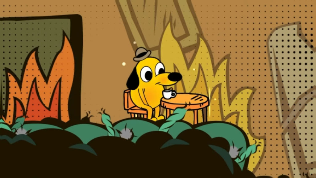This Is Fine Maximum Cope - kafíčko