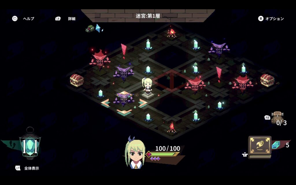 Fairy Tail Dungeons - mapa