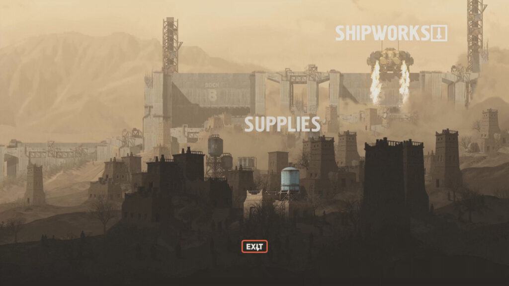 HighFleet - menu