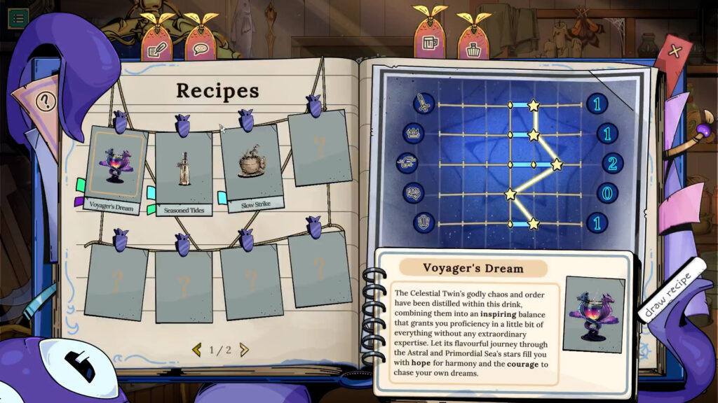 Tavern Talk Stories Dreamwalker - recepty