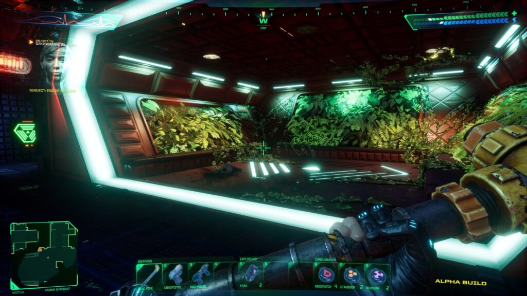 System Shock - květiny